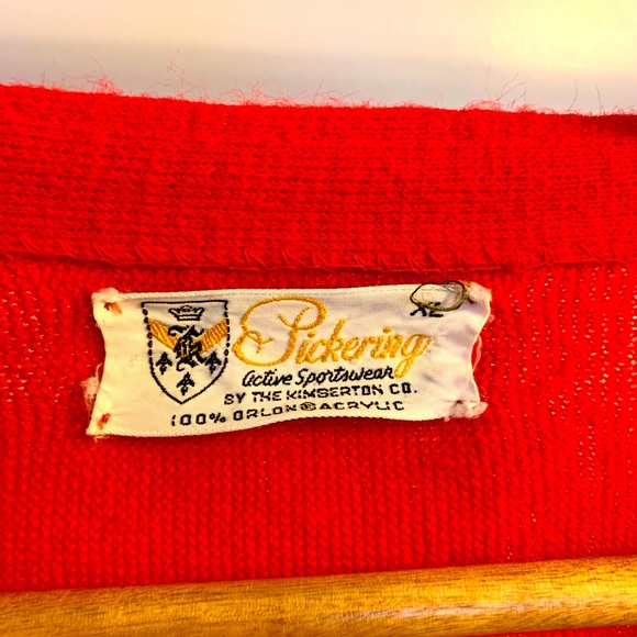 60’s vintage Pickering USA cardigan - Picture 2 of 2